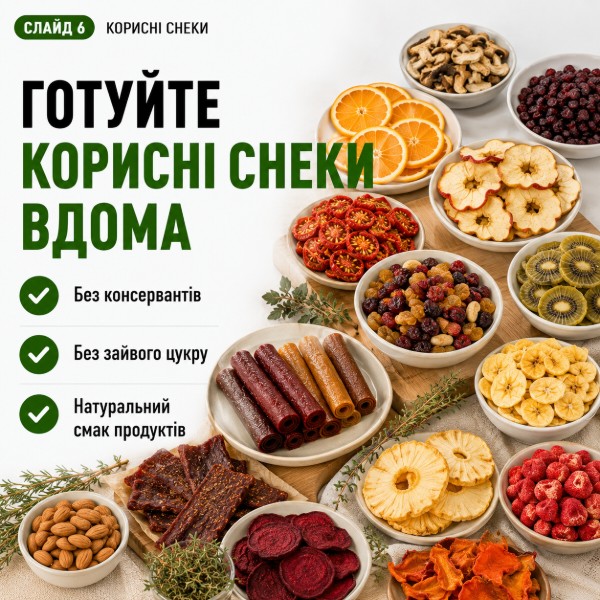 Фото - Сушарка для фруктів та овочів Saturn ST-FP0115 Green